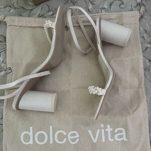 Dolce Vita pearl heels